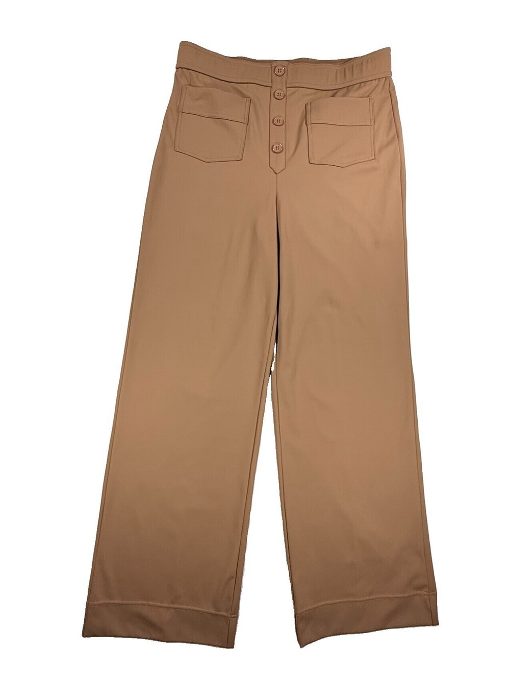 Halara Brown Large DayStretch High Waisted Pockets Straight Leg Casual Pants - Picture 2 of 14